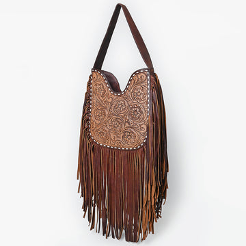 American Darling Hobo Hand Tooled Genuine Leather Women Bag Western Handbag Purse